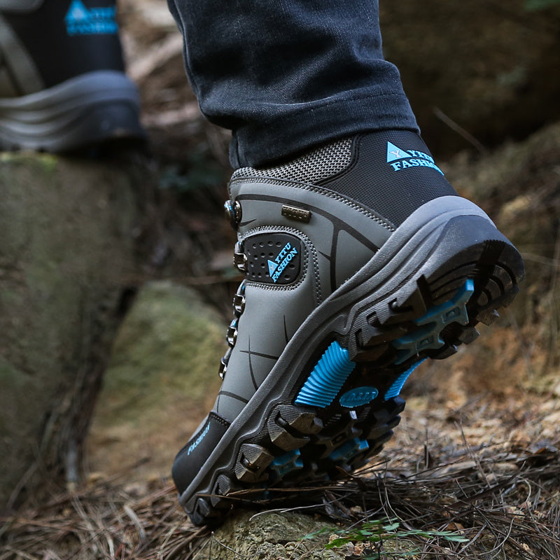 Men's Fashion Hiking Boots, Lightweight Wear-resistant Non-slip Durable Comfortable Boots For Outdoor Hiking Trekking Camping