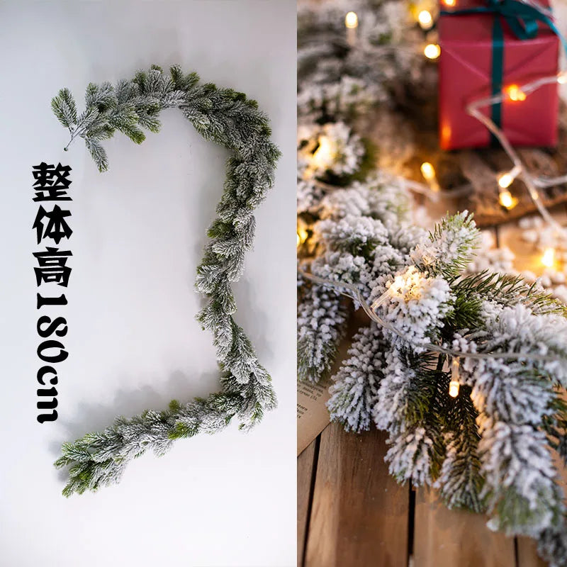 Christmas Tree Mini Pine Tree With Wood Base DIY Home Table Top Decor Christmas Artificial Frosted Sisal Small Trees Party Decor