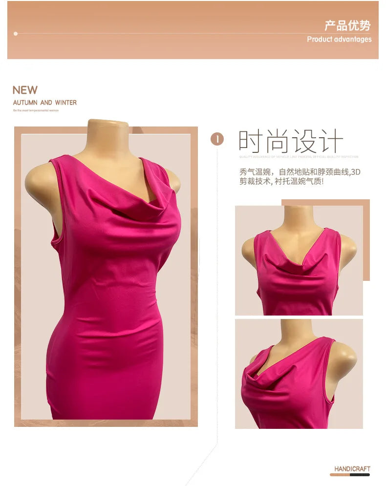 5967 Products Women's Clothing Lady Dresses Ladies Summer Temperament Sequined Slim Hip Little Black Women Casual Dress