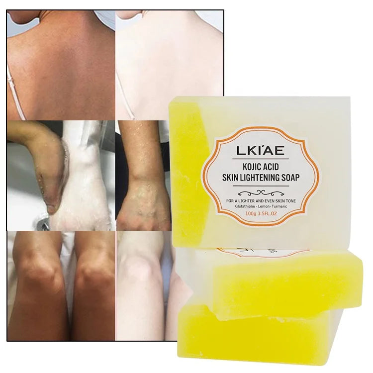 Wholesale Soap Bar Tumeric and Kojic Organic Best Face Washing Body Beauty Whitening Private Label Soap