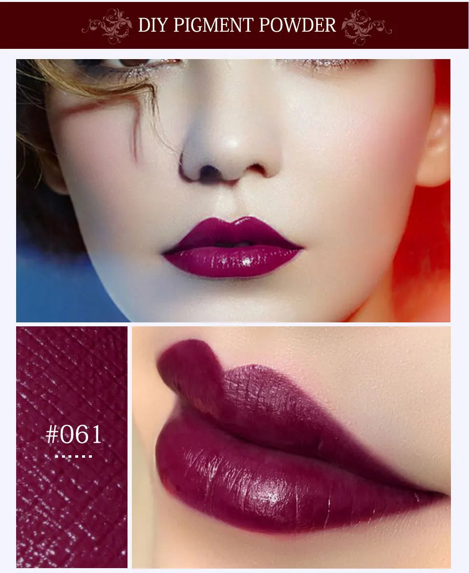 65 Colors Mica Powder For Lip Gloss DIY Lipstick Pigment Powder for Epoxy Resin Soap Making Slime Homemade Lipgloss Supplies