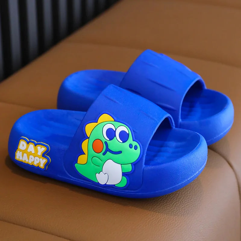 New Cute Children Slippers Flip Flops Soft Sole Cartoon Slipper Women Man Bathroom Sandal Non-slip Children Shoes Sandals