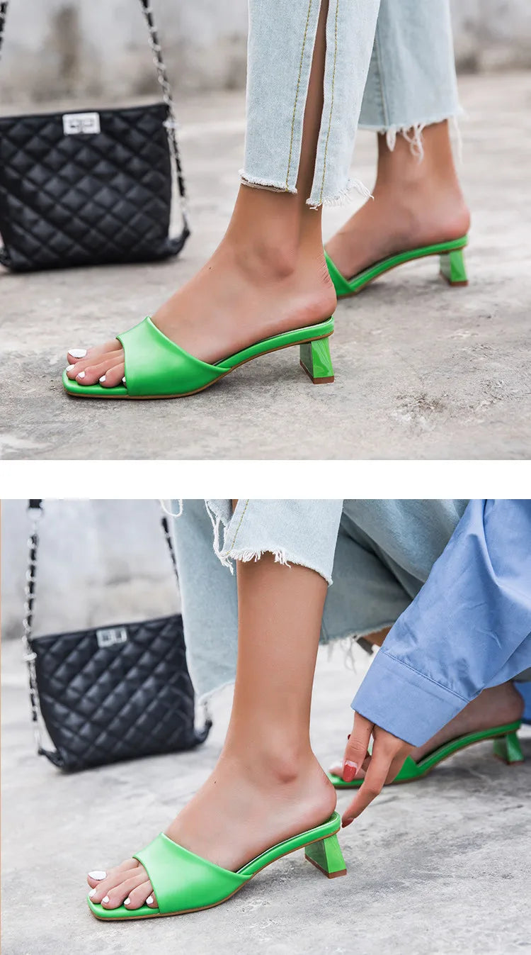 Eilyken Summer Brand Slippers Women Outdoor Beach Flip Flop Open Toe Flat Casual Low Heel Leisure Sandal Female Slides