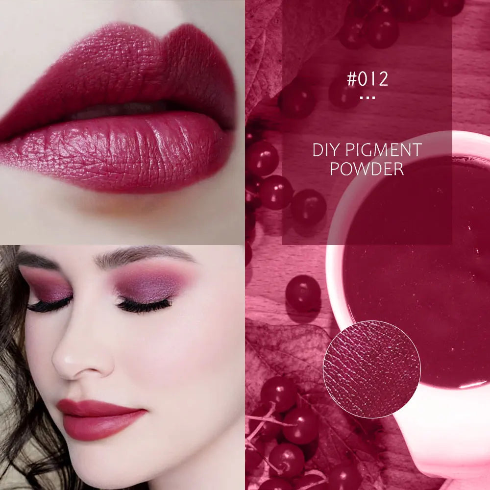 65 Colors Mica Powder For Lip Gloss DIY Lipstick Pigment Powder for Epoxy Resin Soap Making Slime Homemade Lipgloss Supplies