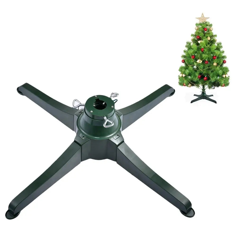 Christmas Tree Stand Electric 360 Degree Rotating Base Christmas Tree Rotating Stand New Year 2022 Christmas Tree Decoration