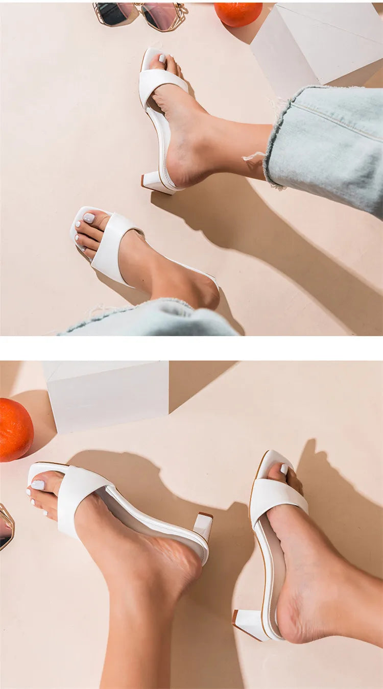 Eilyken Summer Brand Slippers Women Outdoor Beach Flip Flop Open Toe Flat Casual Low Heel Leisure Sandal Female Slides