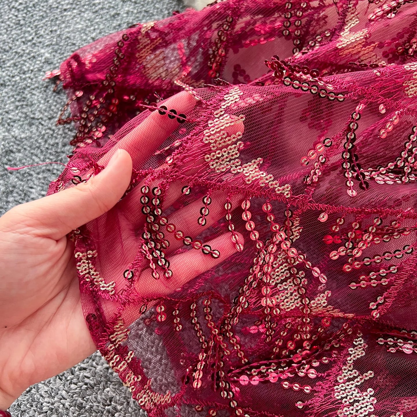 Fringe Corset Dress Strap Wave Sequin Mermaid Trumpet Evening Dresses Ladies