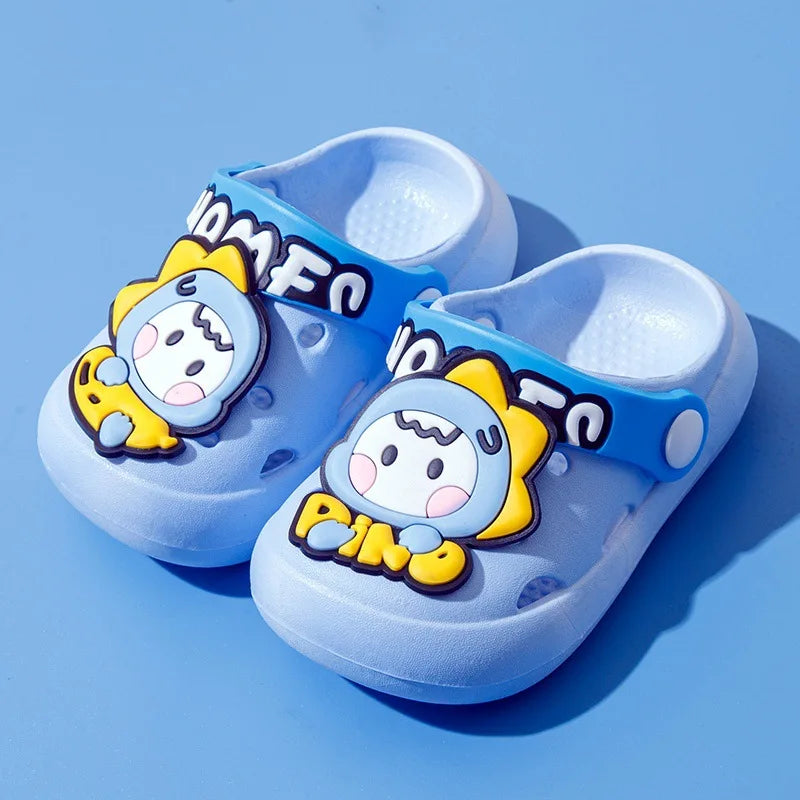 Cartoon Popular Mushroom Outdoor Cute Boys Sandal Light Breathable Casual Shoes Child Blue Shoes New Popular Summer Kids