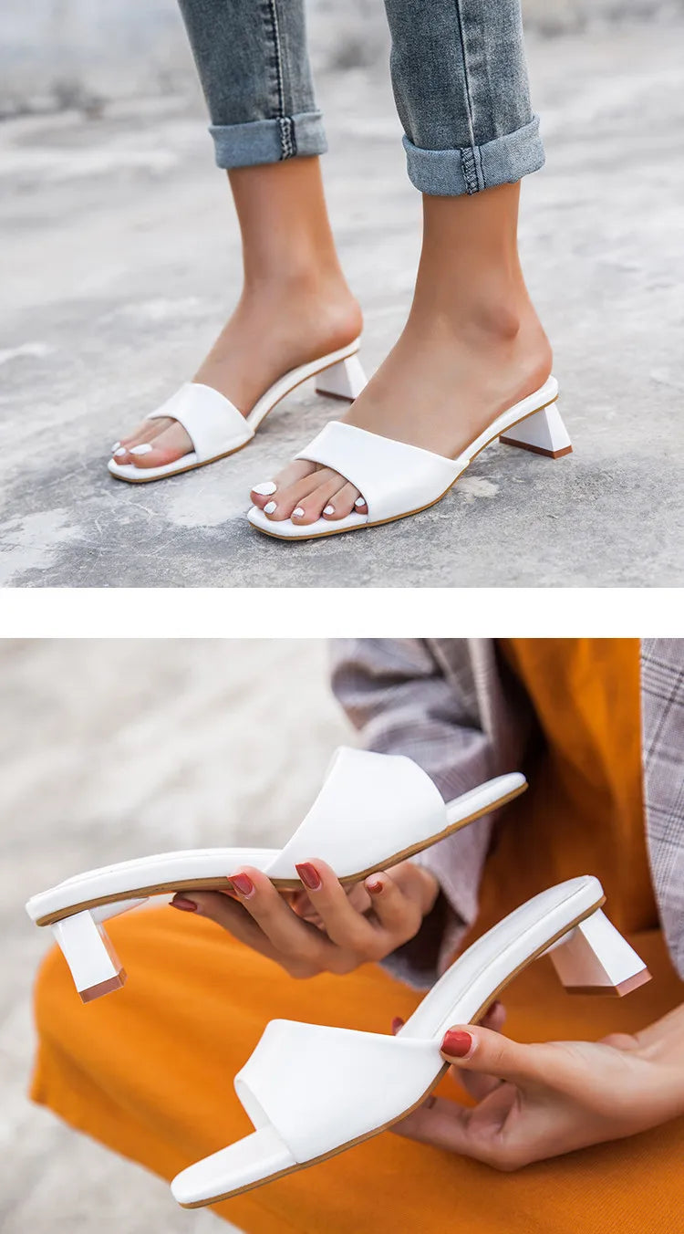 Eilyken Summer Brand Slippers Women Outdoor Beach Flip Flop Open Toe Flat Casual Low Heel Leisure Sandal Female Slides