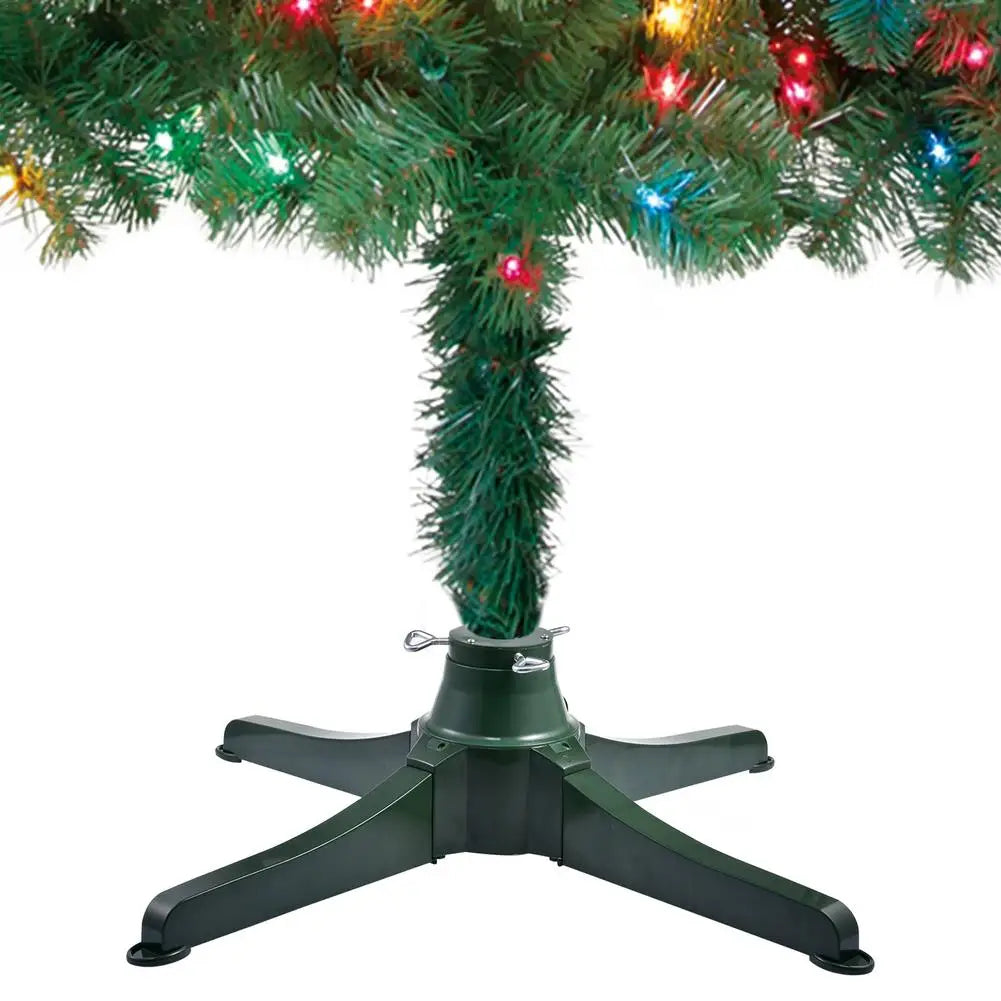 Christmas Tree Stand Electric 360 Degree Rotating Base Christmas Tree Rotating Stand New Year 2022 Christmas Tree Decoration