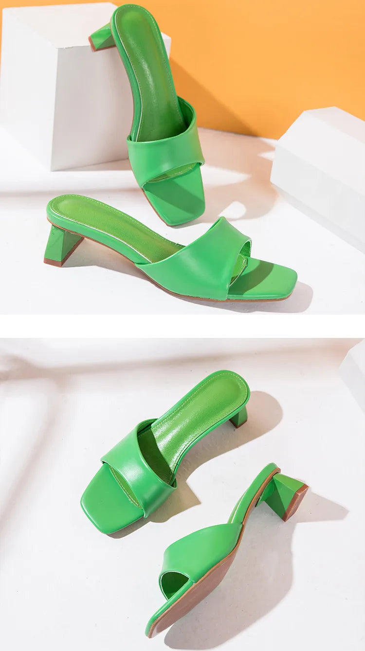 Eilyken Summer Brand Slippers Women Outdoor Beach Flip Flop Open Toe Flat Casual Low Heel Leisure Sandal Female Slides