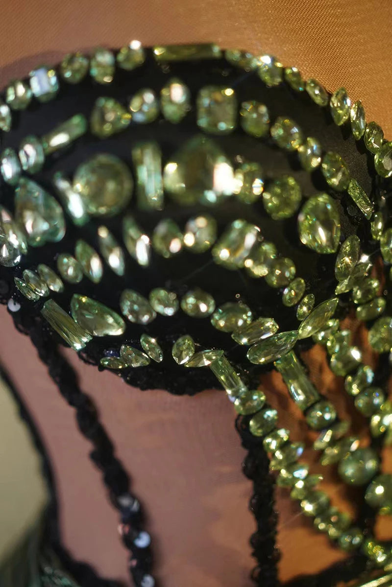 Novance Y4017 Two-Pieces Fancy Dresses Ladies Women Cocktail Dress for Women Rhinestone Evening Dress for Birthday