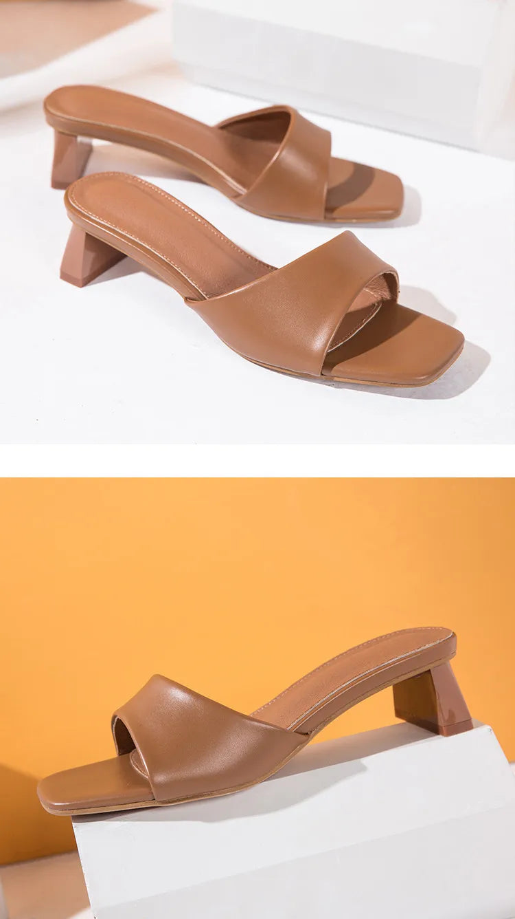 Eilyken Summer Brand Slippers Women Outdoor Beach Flip Flop Open Toe Flat Casual Low Heel Leisure Sandal Female Slides