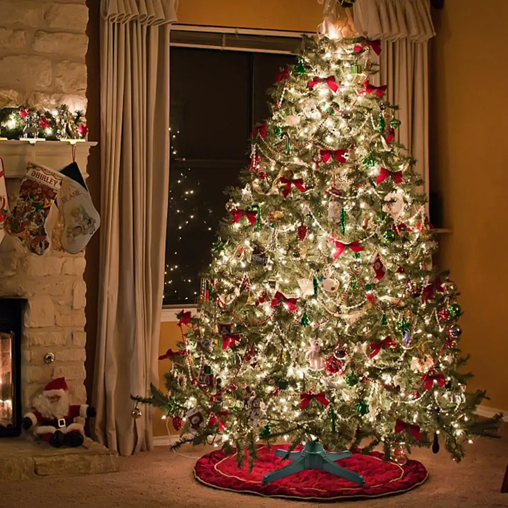 Christmas Tree Stand Electric 360 Degree Rotating Base Christmas Tree Rotating Stand New Year 2022 Christmas Tree Decoration