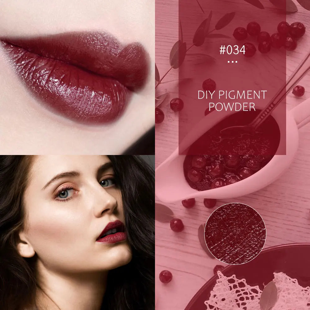 65 Colors Mica Powder For Lip Gloss DIY Lipstick Pigment Powder for Epoxy Resin Soap Making Slime Homemade Lipgloss Supplies