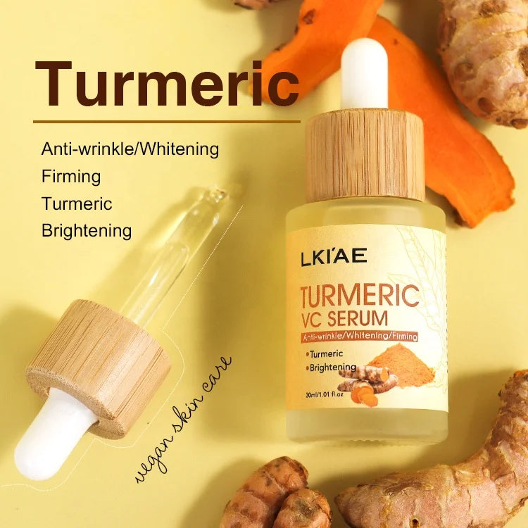 2024 Beauty Products Tumeric Ingredient Deep Cleansing Rejuvenating Glowing Lightening 6 in 1 Face Oily Skin Care Set