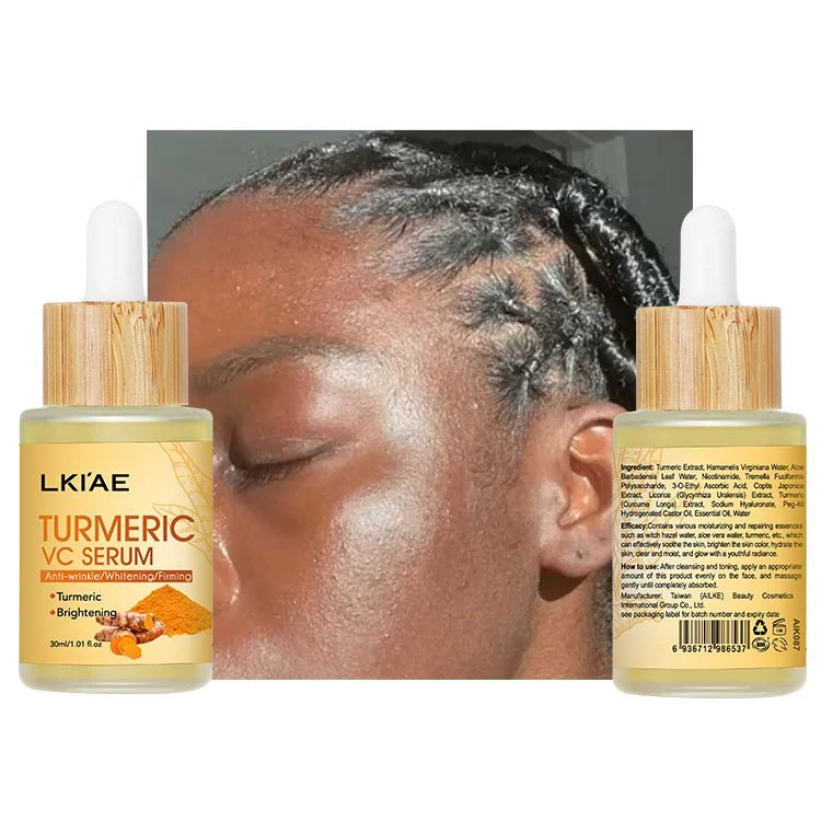 Alike Antioxidant Face Oil Tumeric Brightening Anti Aging Vitamin C Serum for Skin Lightening Facial Skin Care
