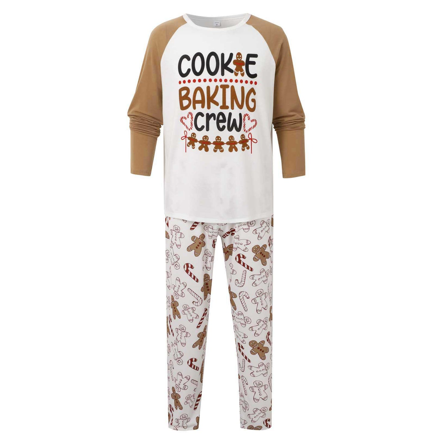 Cotton Mother Kids Family Matching Christmas Pajama Sets Letter Print Parent-child Brother Sister Look Sleepwear Couple Pyjamas