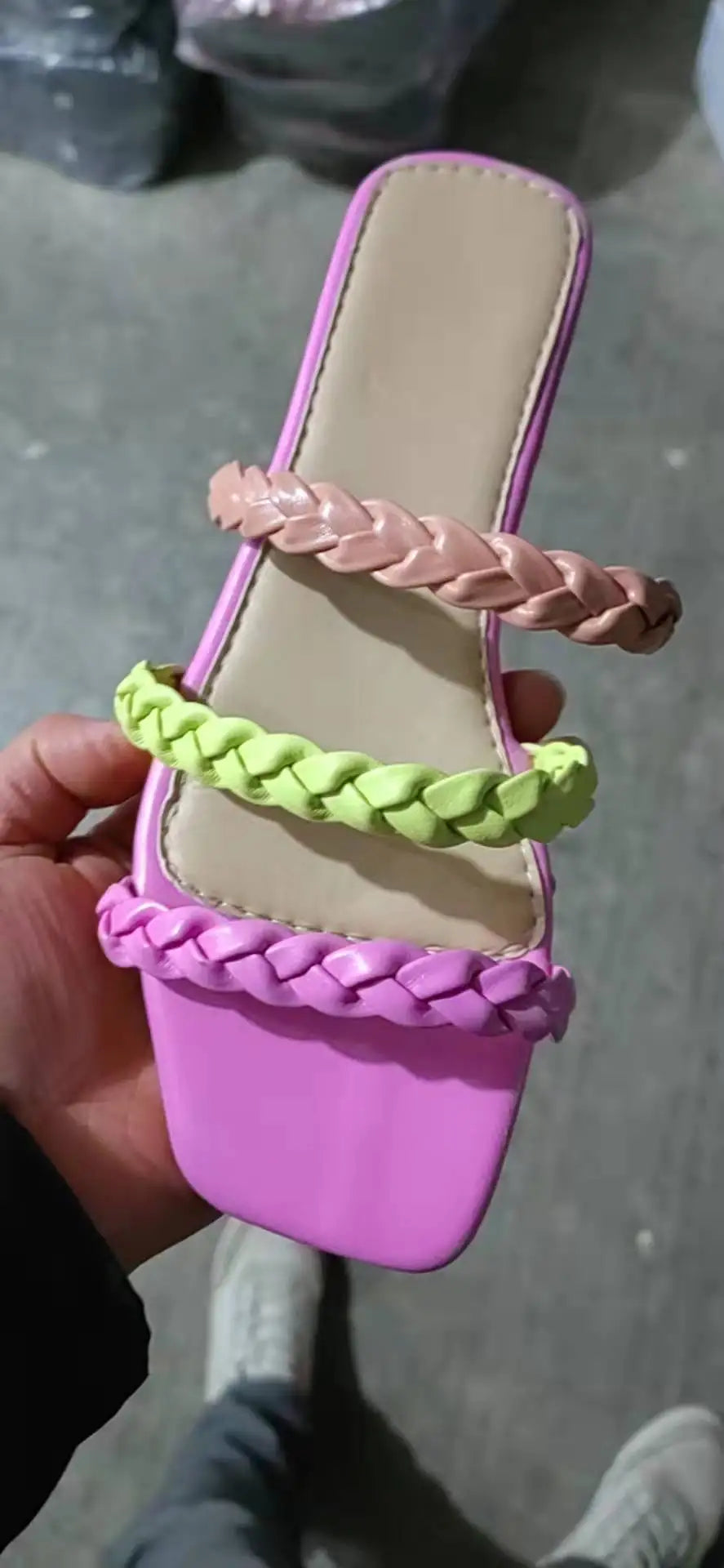 2022 NEW Women Cute Light Weight Summer Hemp Home Slippers Lady Casual Sweet Summer Beach Comfort Slippers shoes for women