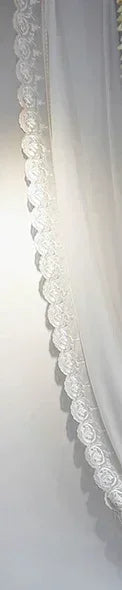 French Curtains for Living room window windbreak Light Luxury High-end Shiny Fabric Pattern High-precision Lace Curtains Window