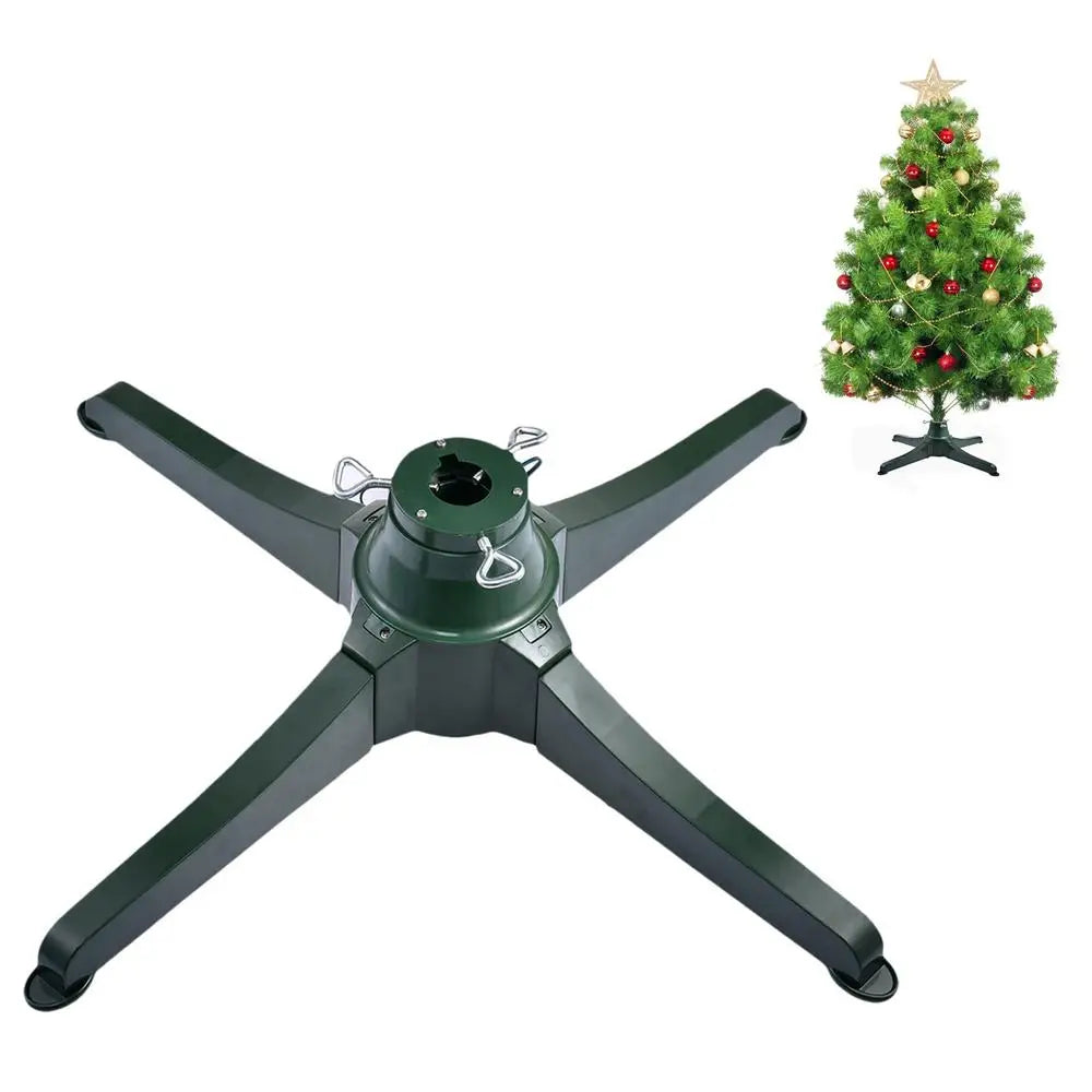 Christmas Tree Stand Electric 360 Degree Rotating Base Christmas Tree Rotating Stand New Year 2022 Christmas Tree Decoration
