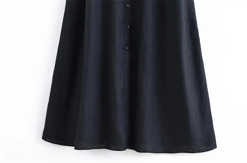 Dresses Summer Women's 2025 New Neck-Hanging Elegant Long Holiday Dress Women Street Chic Youth Loose Fashion Dress