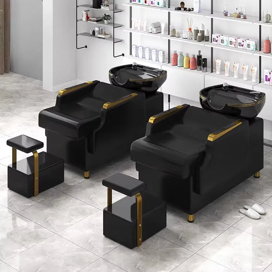 Modern Comfortable Shampoo Bed Luxury Nordic Fashion Custom Shampoo Bed Delicacy Delicacy Cadeira De Barbearia Salon Furniture