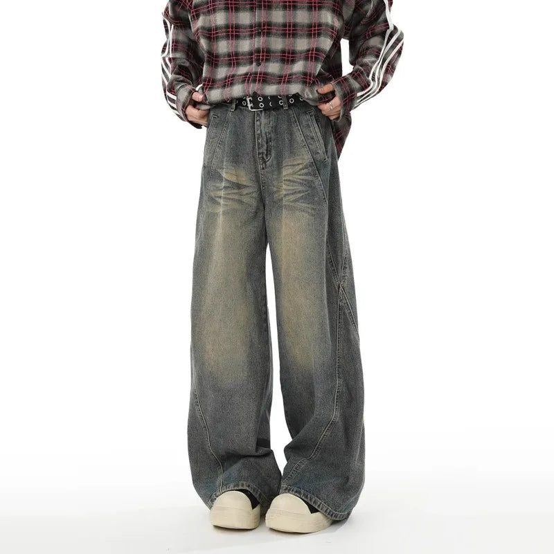 Jean Casual Baggy Jeans for Men Men's Jeans Man Pants Y2k Streetwear Denim Shorts Mens Trousers Clothing Flared Male Cargo New