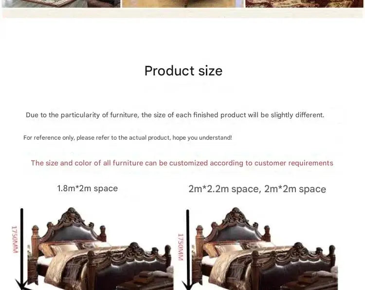 Luxury Nordic Bed Multifonction King Size Aesthetic Sleeping French Bed Lounge Wooden Modern Cama Matrimonial Bedroom Furniture