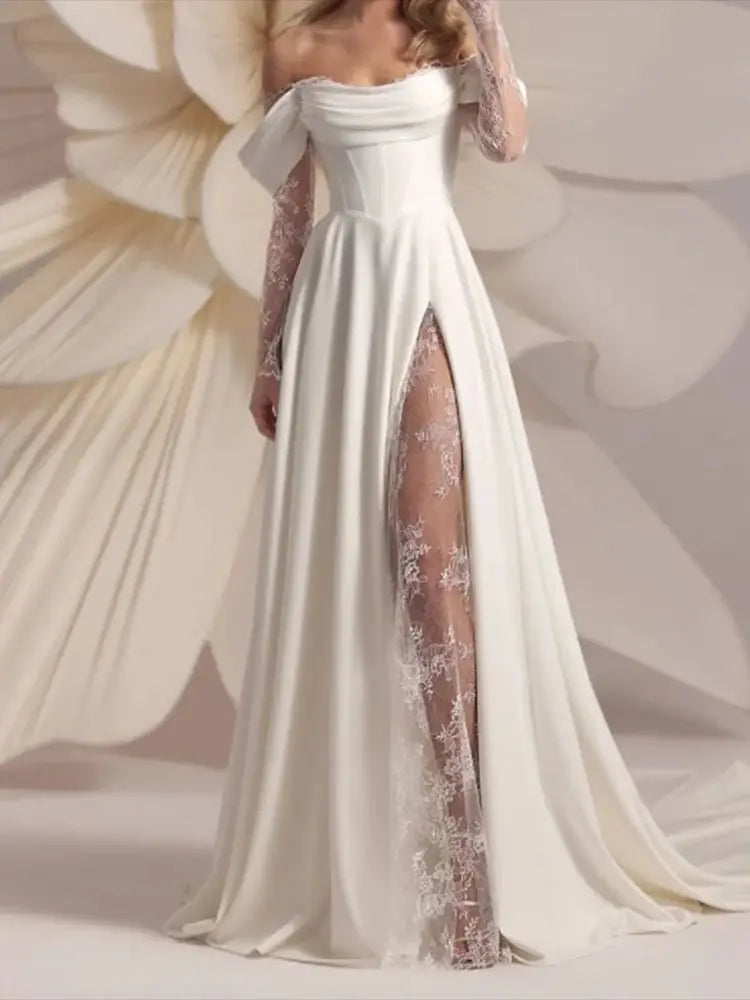 Dresses for Women Party Wedding Evening Luxury Dress Wedding Simple and Elegant Formal Dress Ball Gowns Robe Soiree Customized