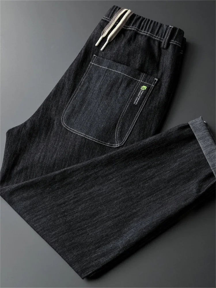 Women Jeans High Waist 2025 Spring Summer Fashion Streetwear Straight Wide Leg Pants Loose Casual Female Denim Trousers