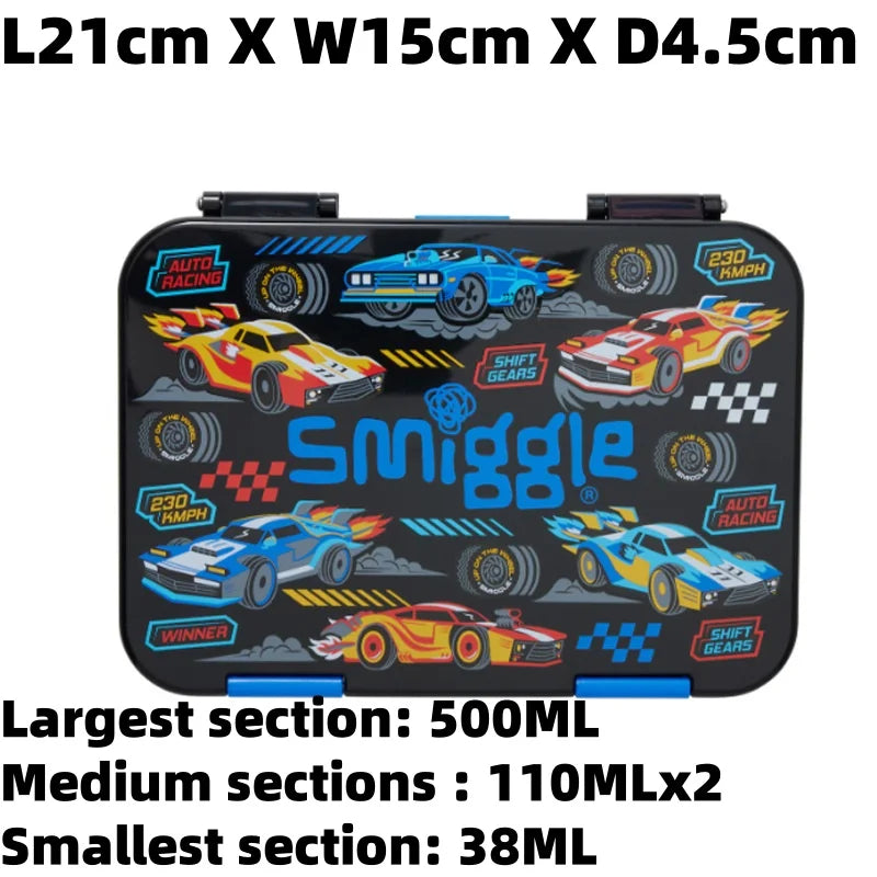 100% Genuine Australia Smiggle Backpack School Bag Race Car Cartoon Series Anime Backpack Student Gift Separate Purchases