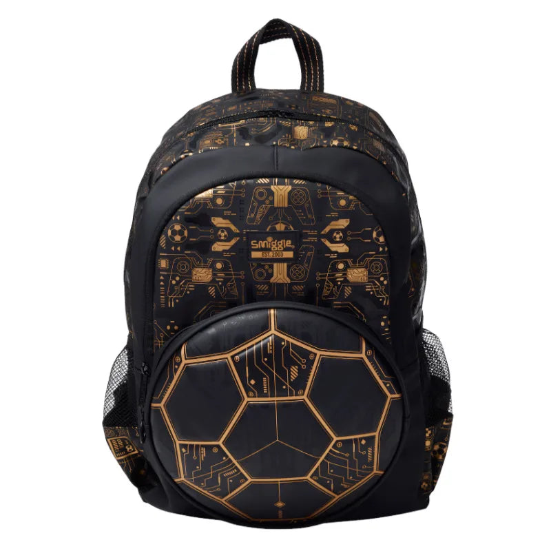 Genuine Australia Smiggle Backpack Black Football School Bag Cartoon Series Anime Backpack Student Gift Separate Purchases