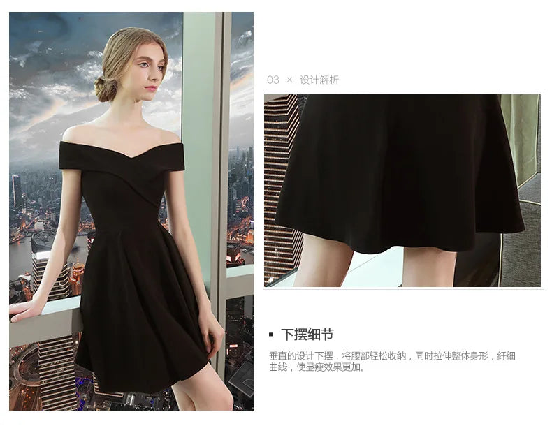 Graduation Dresses Women's Short Dress Evening Formal Wedding Party Prom Holiday 2024 Elegant Special Events Occasion Weddings