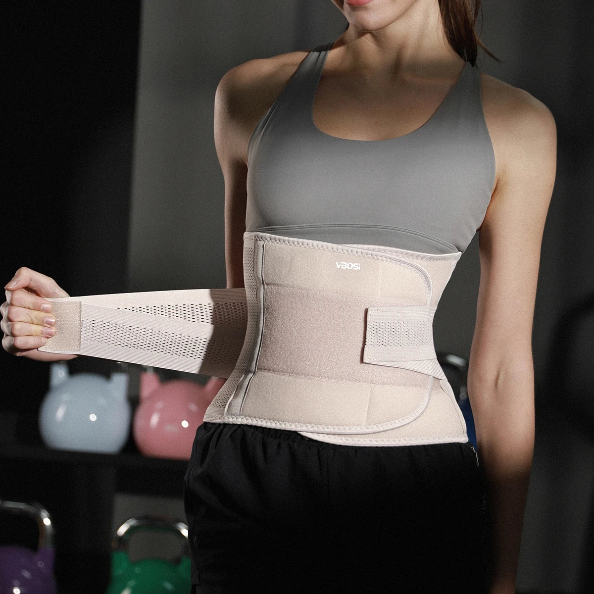 Universal Waist Belt, Lower Back Support for Back Pain, Adjustable Waist Trainer