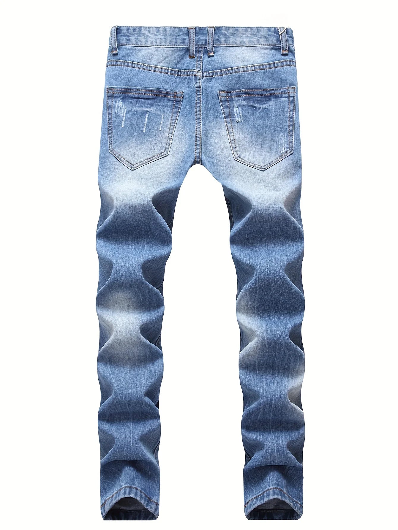 Male Clothes New in Pants Classic Man Pants Sport Men's Jeans Straight-Ripped Trousers Jeans Sex Products Y2k Clothing Set