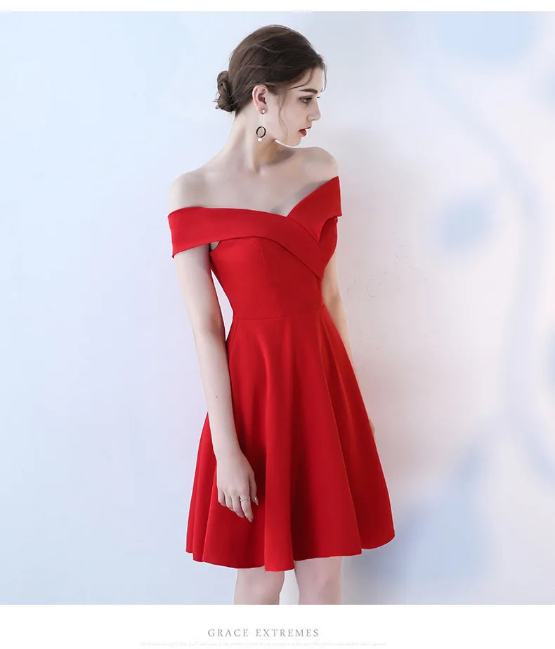 Graduation Dresses Women's Short Dress Evening Formal Wedding Party Prom Holiday 2024 Elegant Special Events Occasion Weddings