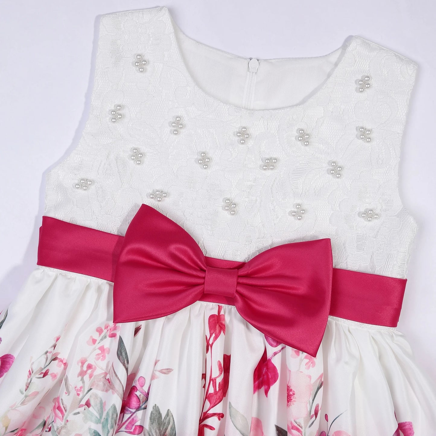 Children's dresses 2025 new foreign trade printing forging cloth girls modeling clothes runway little host dress princess dresse