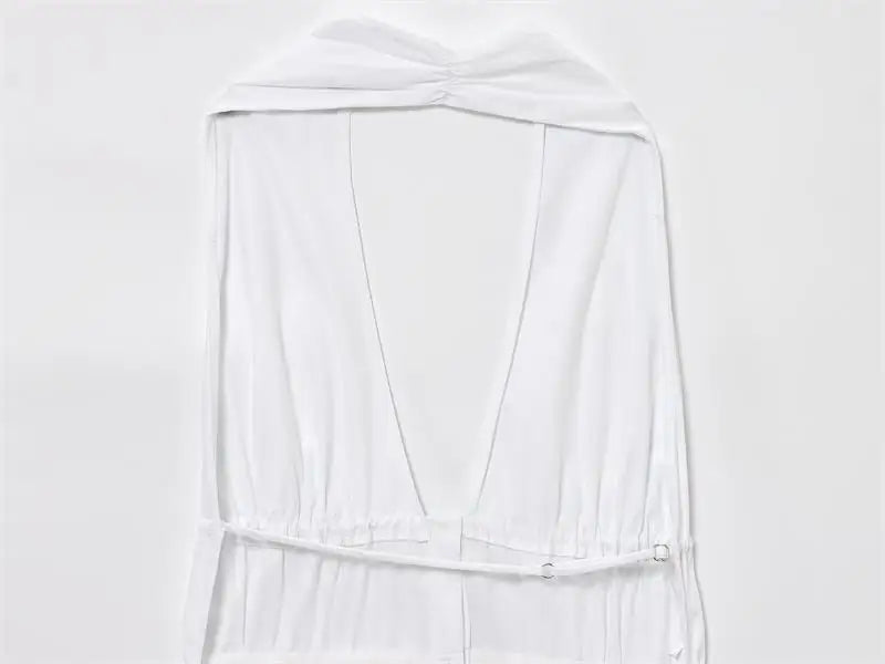 Dresses Women's 2025 New Dress Summer Fashion Elegant Hanging Neck Sexy Women's Youth Street Holiday Dress