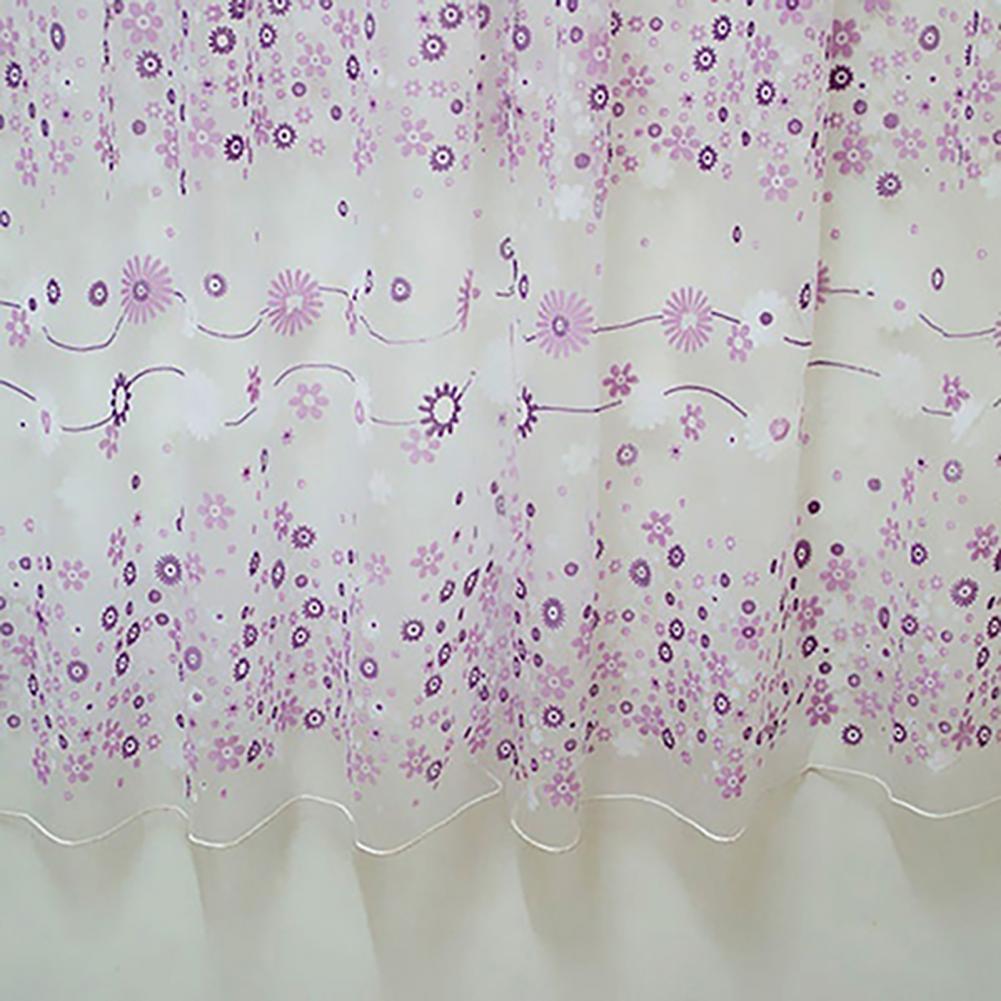 200X100cm Floral Pattern Window Curtain Summer Transparent Room Decor Window Screening Door Curtains Drape Panel Sheer Tulle