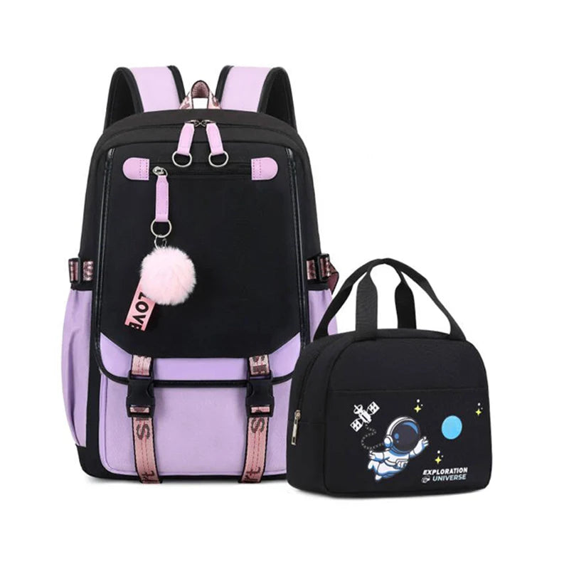 New girls refrigerator models primary school students schoolbag junior high school leisure girls shoulder bag decompression wate