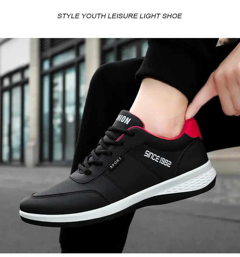 Sneakers Shoes Man Flat Bottomed Sports Shock-absorbing Comfortable Lace Up Summer Training Soft Soled Outdoor Running Shoes