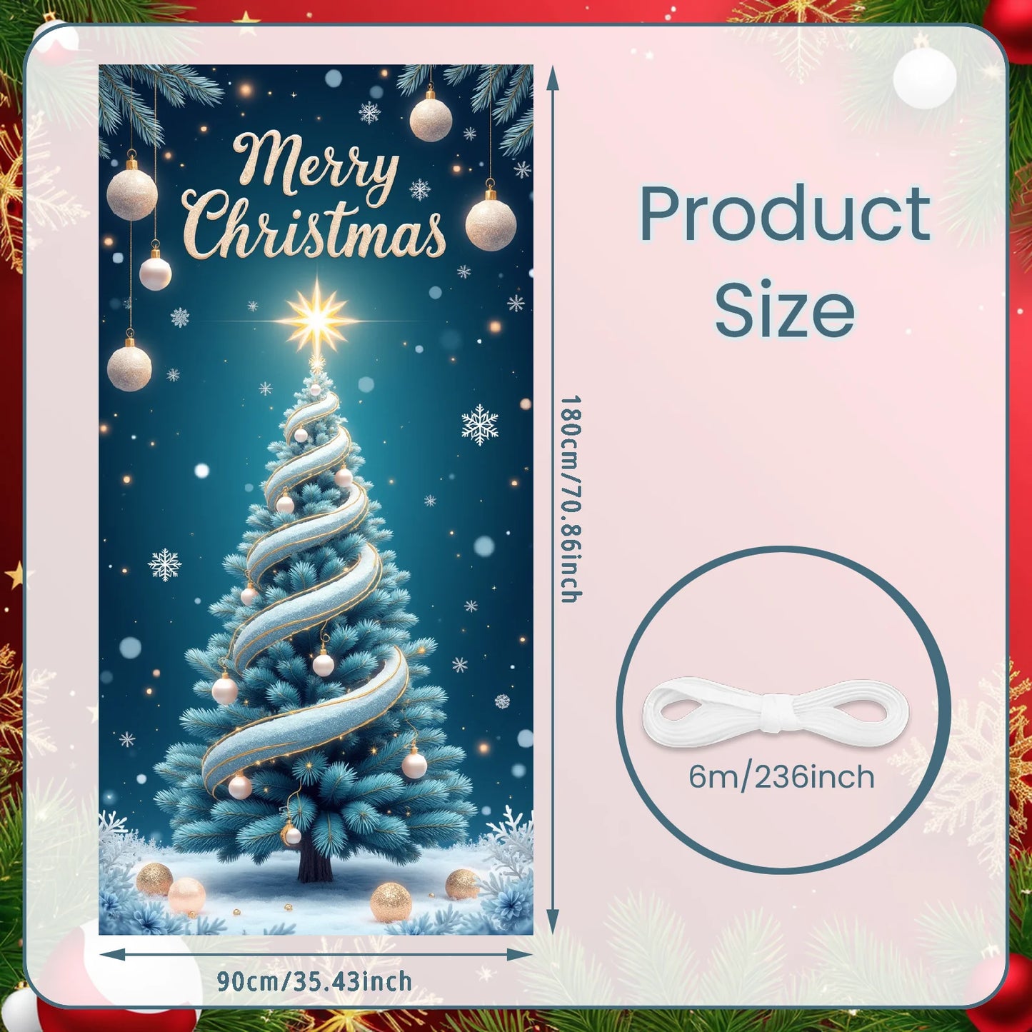 Christmas snowman Hanging Flag Door Banner Christmas Decorations For Home 2025 Ornaments Xmas Gifts Navidad New Year Decor 2026