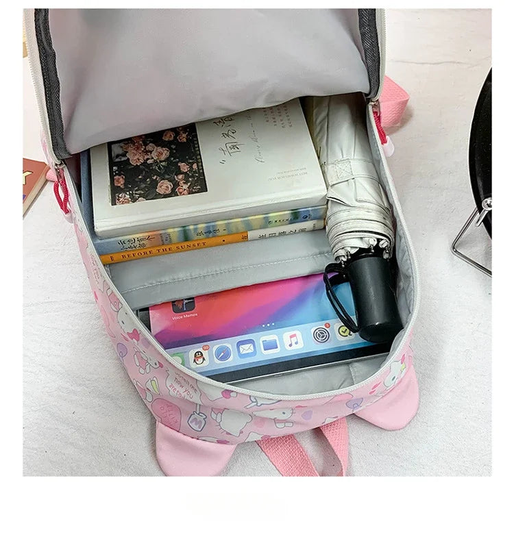 Sanrio Ins Style New Hellokitty Student Schoolbag Cute Hello Kitty Backpack Large Capacity Backpack