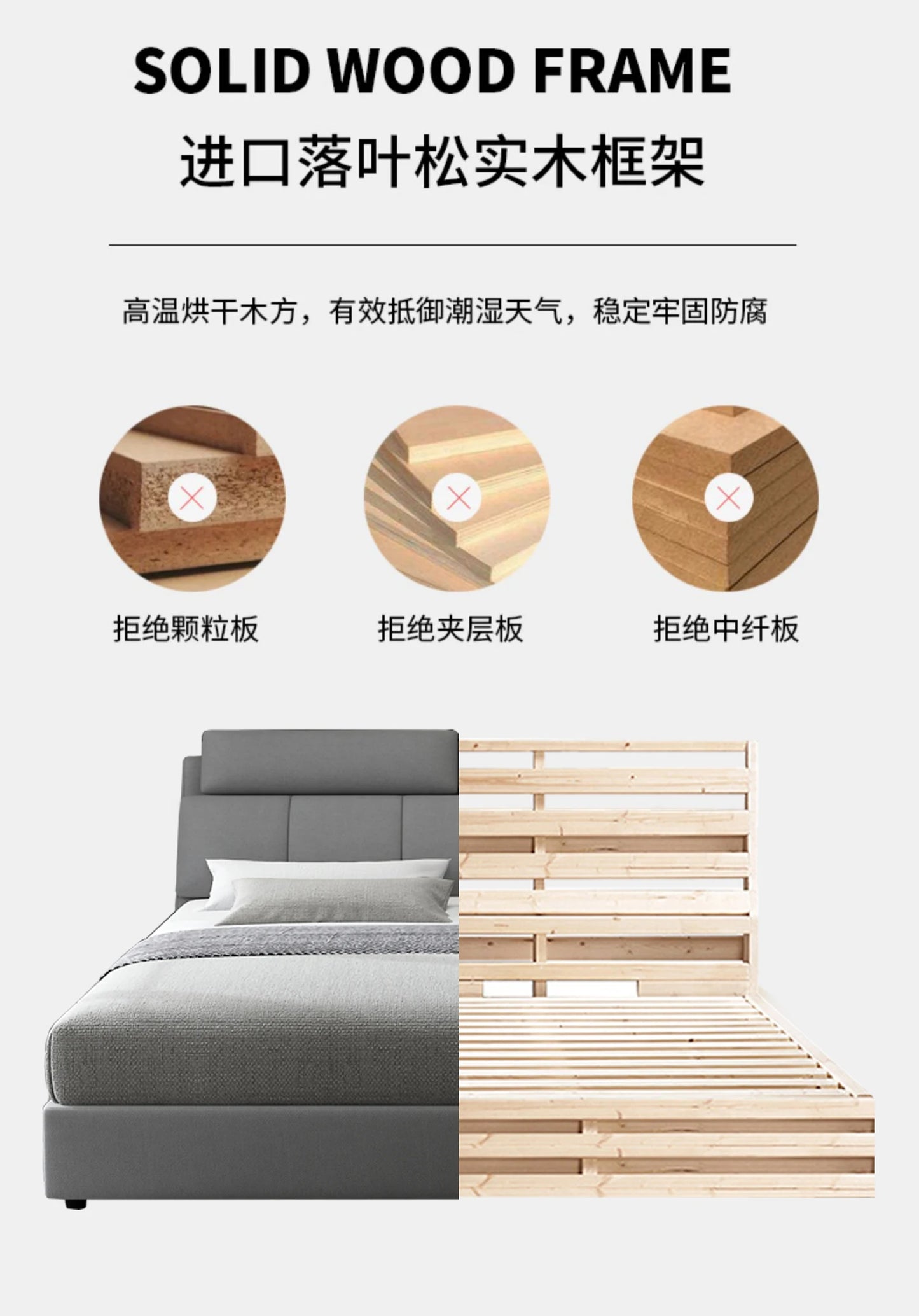 Headboard King Size Bed Frames European Nightstands Lounge Bed Luxury Bedroom Hotel Camas De Dormitorio House Accessories