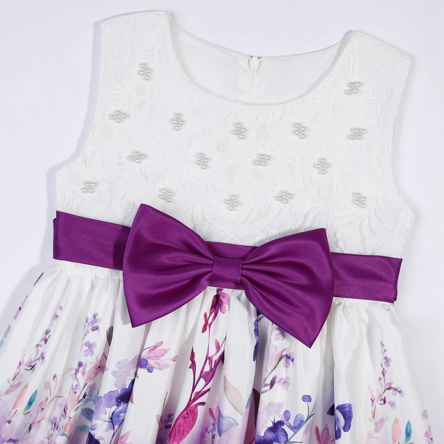 Children's dresses 2025 new foreign trade printing forging cloth girls modeling clothes runway little host dress princess dresse