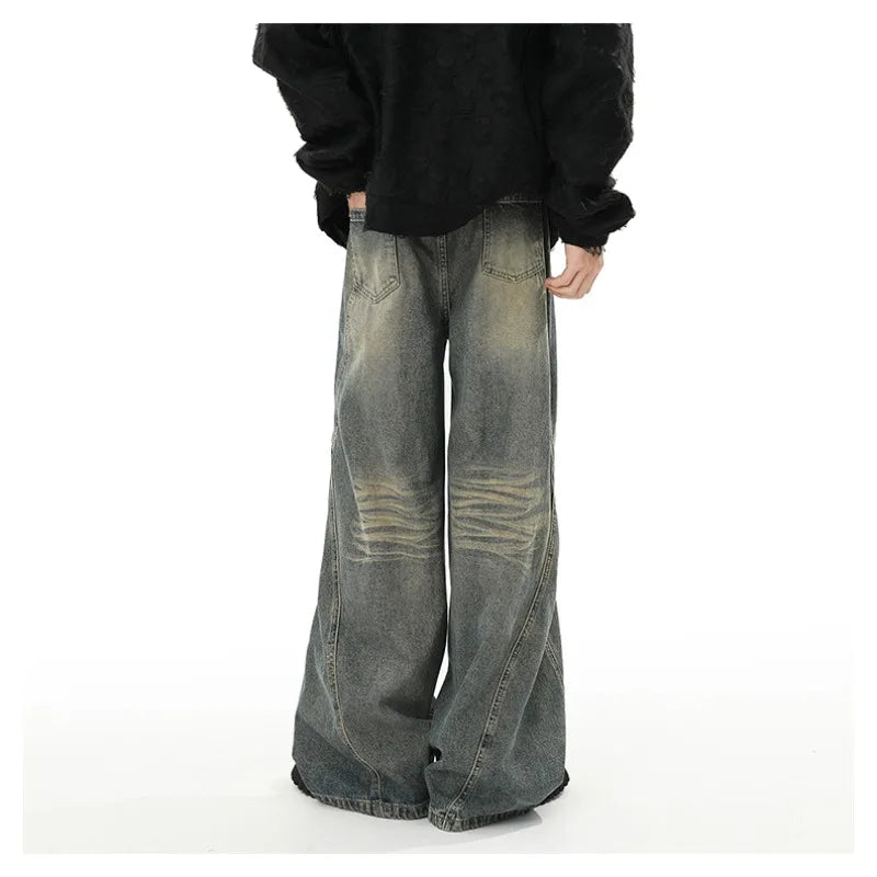 Jean Casual Baggy Jeans for Men Men's Jeans Man Pants Y2k Streetwear Denim Shorts Mens Trousers Clothing Flared Male Cargo New