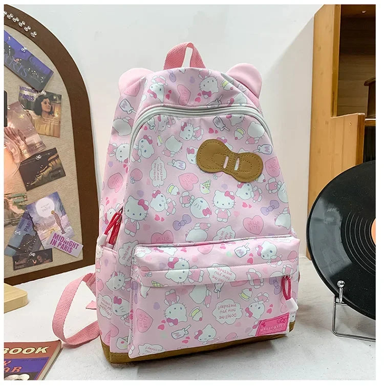 Sanrio Ins Style New Hellokitty Student Schoolbag Cute Hello Kitty Backpack Large Capacity Backpack
