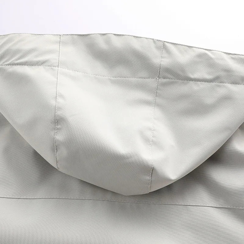 Jackets Men Thick Coats Hooded Jogger Coat Zipper Pockets Casual Streetwer Warm Jacket Autumn Winter Outerwear Men Clothing