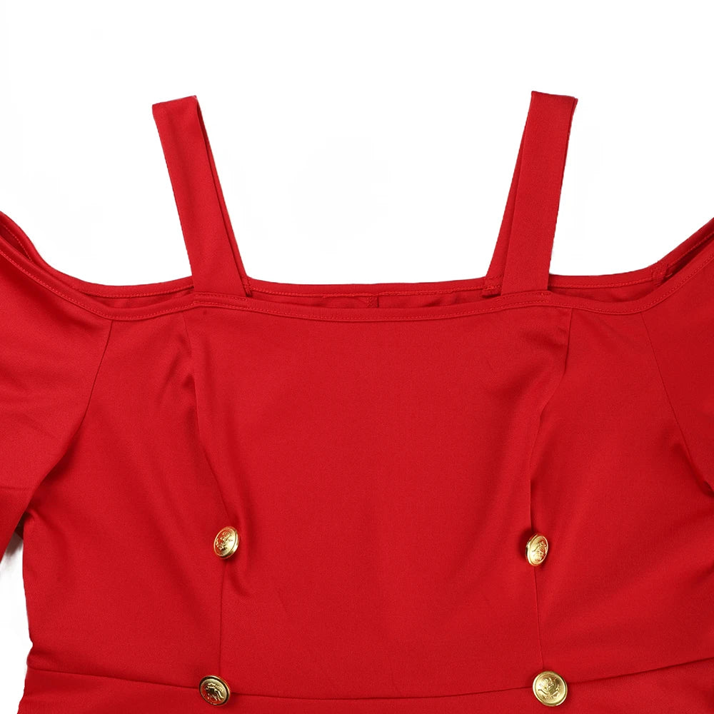 Christmas Dress for Women Plus Size Long Sleeve Oversize Warm Winter Red Elegant Dresses Girls Xmas New Year Party Costume